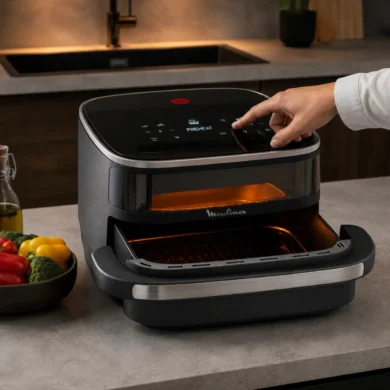 como precalentar freidora de aire