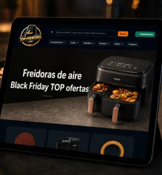 Cabecera de Top-Freidora con ofertas Black Friday de freidoras de aire y modelo Philips de doble cesta