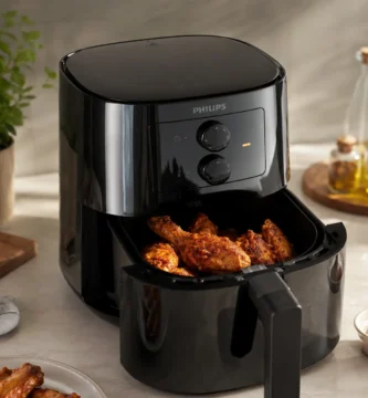 Philips HD920090 Essential airfryer analógica (4,1 L) para 2–3 raciones sin complicarte