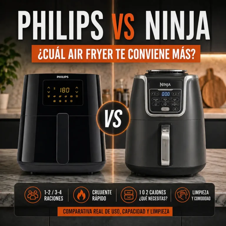Philips vs Ninja Air Fryer: cuál comprar