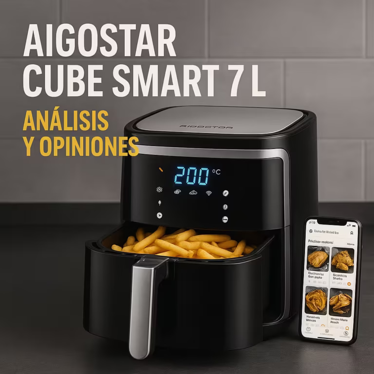 Aigostar Cube Smart: opiniones sobre la freidora de aire Aigostar de 7 litros