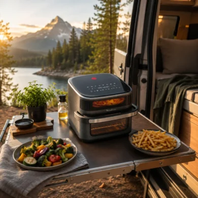 Mejores Freidoras de Aire para Camping y Autocaravana (Bajo Consumo)