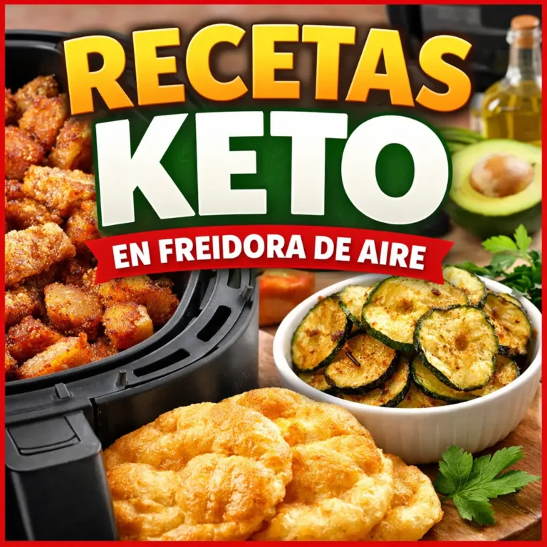 5 Recetas Keto en Freidora de Aire: Menú Crujiente y Bajo en Carbohidratos