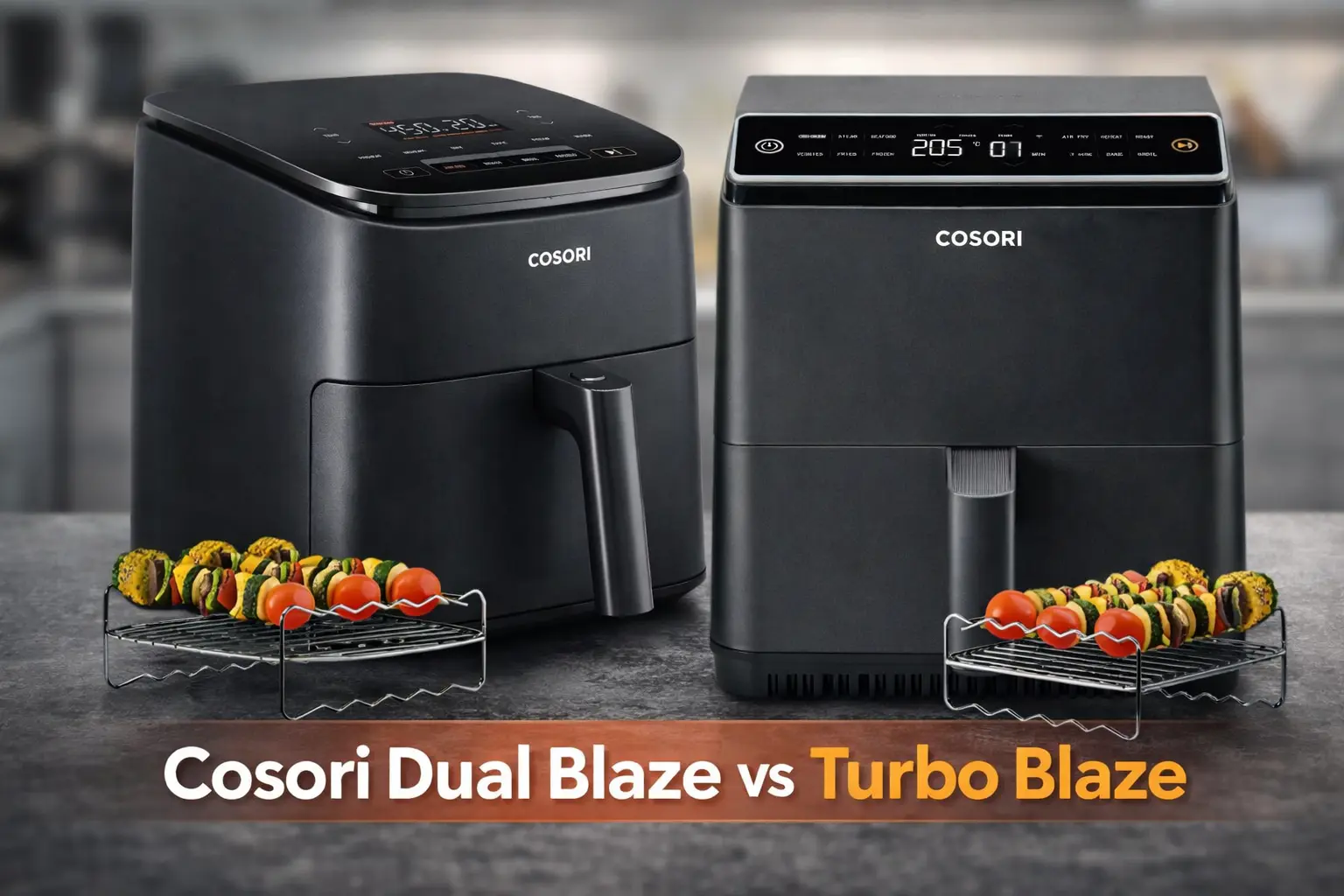 Cosori Dual Blaze 6,4 L con doble resistencia (arriba y abajo)
