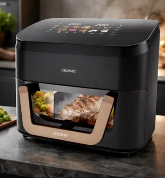 Freidora de aire caliente sin aceite Cecotec Cecofry&Grill Smokin 11000