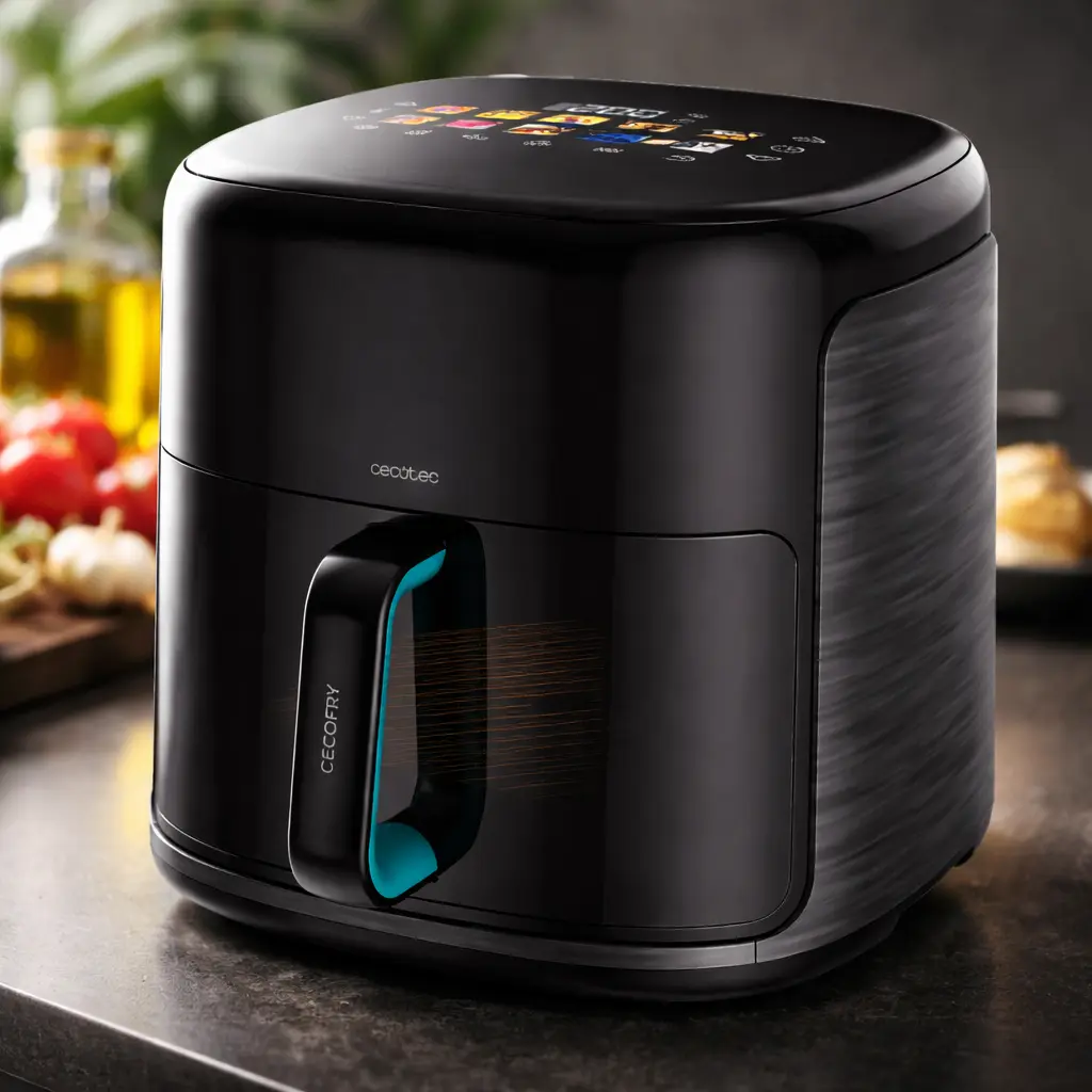 Freidora de aire Cecotec Cecofry&Grill Smokin'Prime 8500 de 8,5 litros con grill, ahumador y ventana