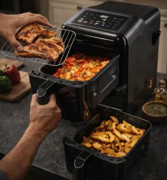 Cecotec Freidora de Aire sin Aceite - Air Fryer 12L Cecofry DuoLevel 12000 Window