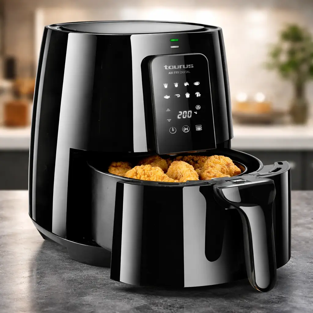Freidora de aire Taurus Air Fry Digital 3,5 L en color negro