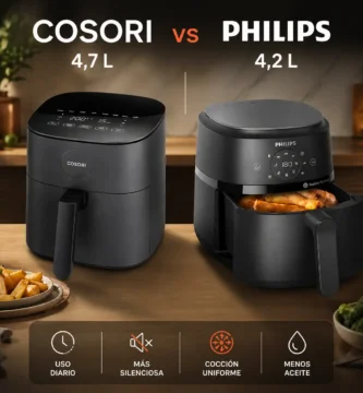 Cosori vs Philips: comparativa real y cuál comprar