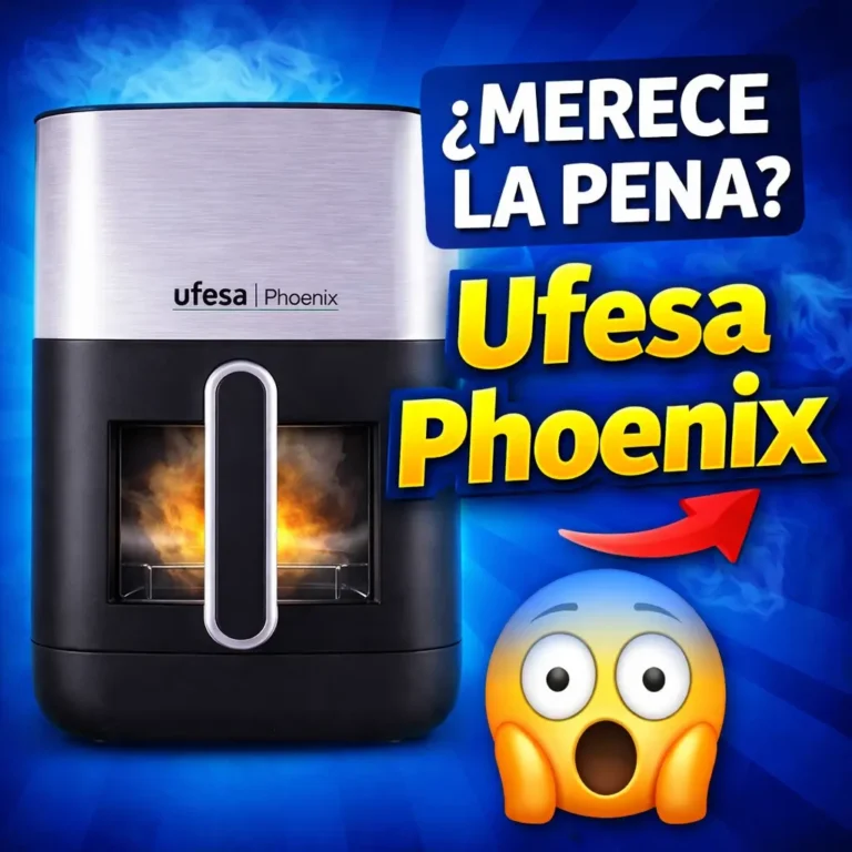Freidora de aire con vapor Ufesa Phoenix: análisis real y opinión