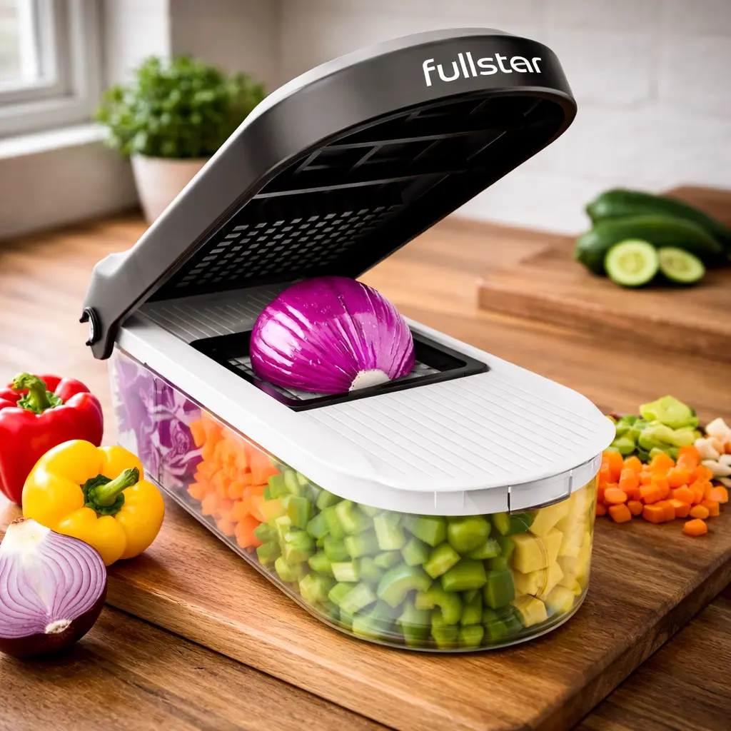 Mandolina para cortar calabacín en rodajas finas para airfryer