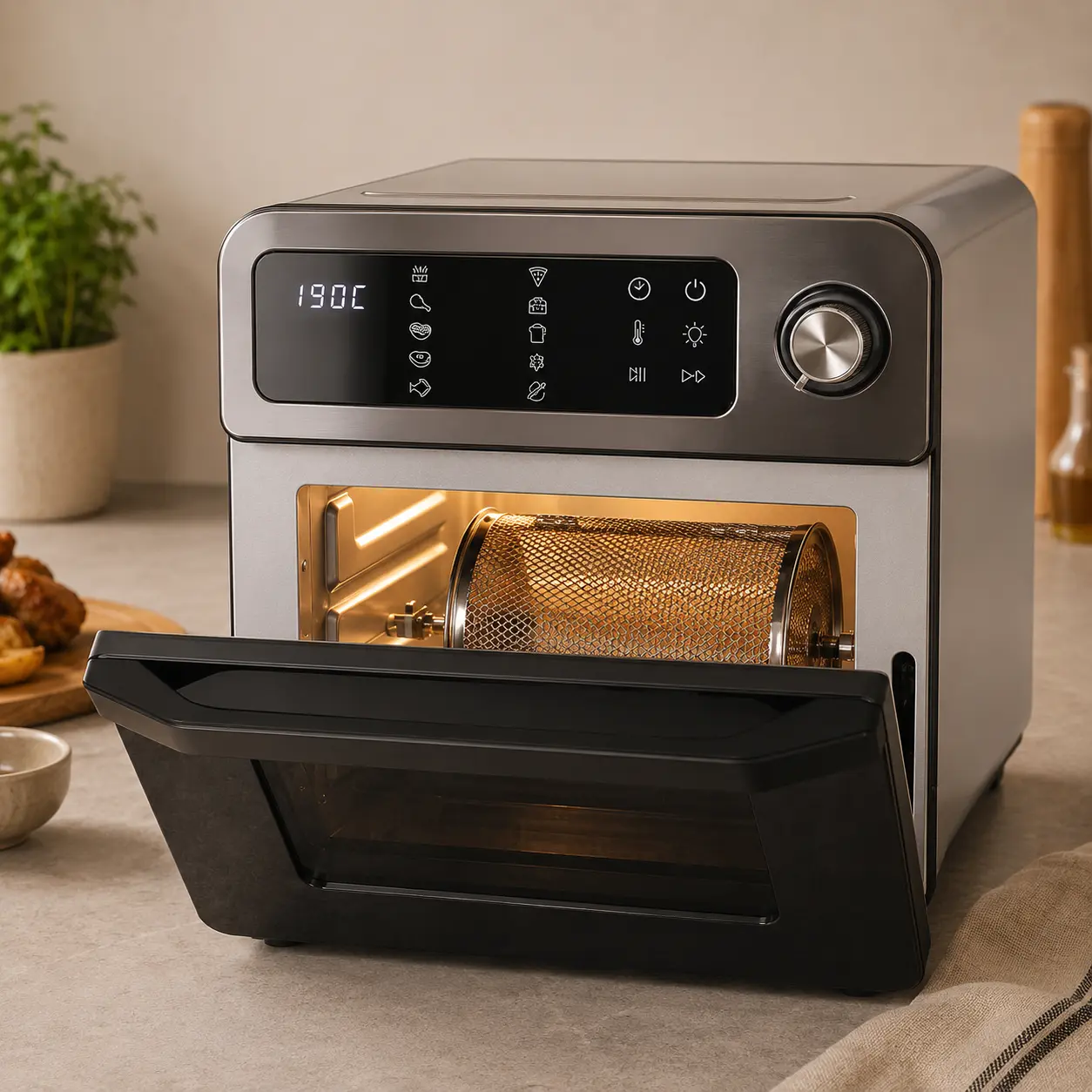 Cecotec Bake&Fry 1500 Touch de 15 L en formato horno air fryer