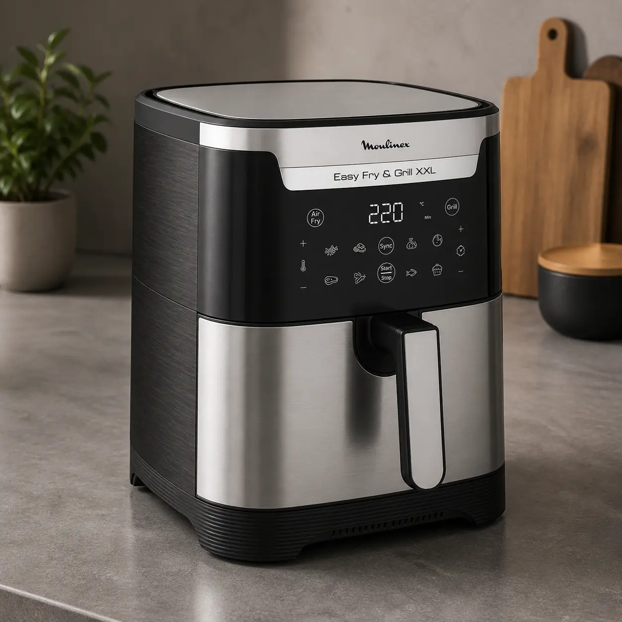 Moulinex Easy Fry & Grill XXL EZ801D de 6,5 L con grill y separador Flexcook