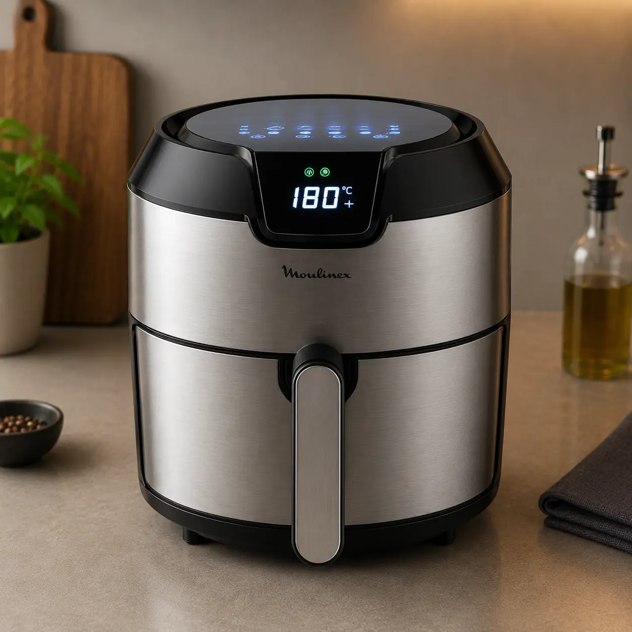Moulinex Easy Fry Deluxe EZ401D10 de 4,2 L en acabado inox
