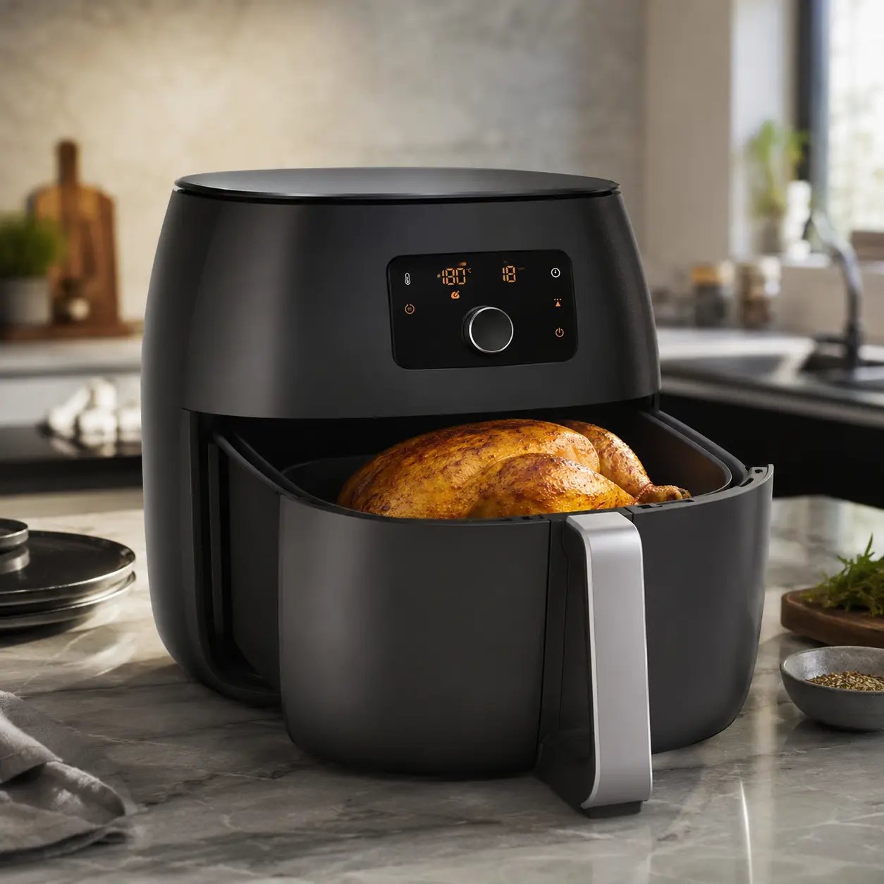 Philips HD9650/90 Airfryer XXL negra con cesta de 1,4 kg