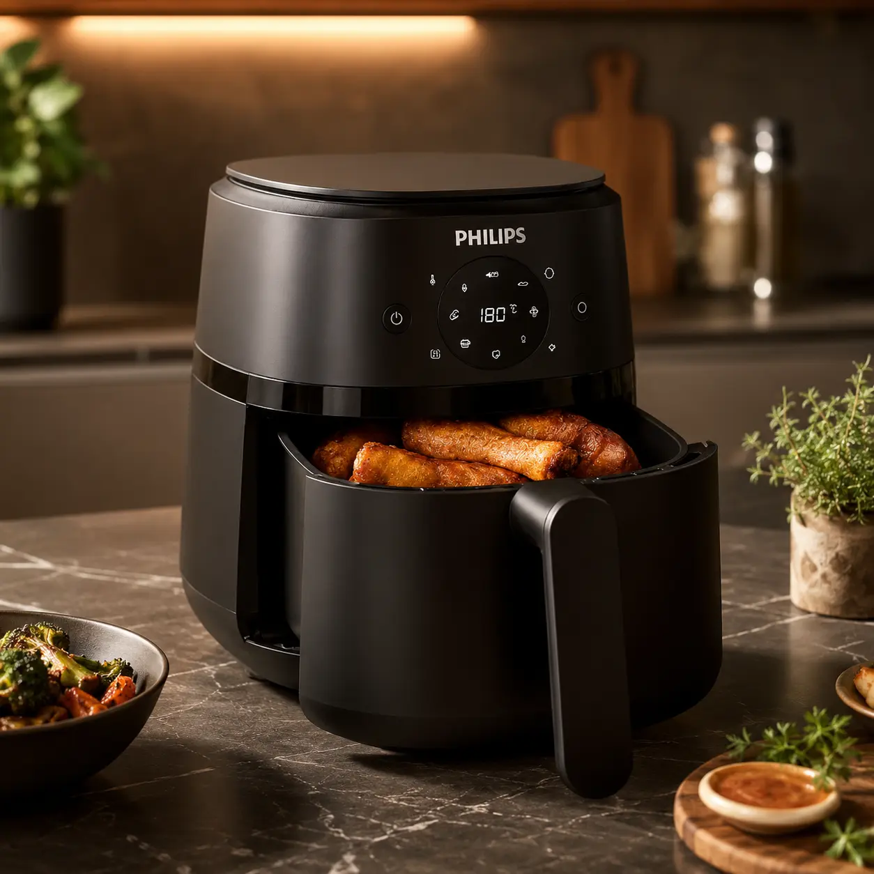 Philips Airfryer Serie 2000 NA229/00 de 4,2 litros en color negro