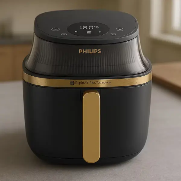 Philips Serie 3000 NA342/00, freidora de aire XL de 7,2 L con ventana y panel digital