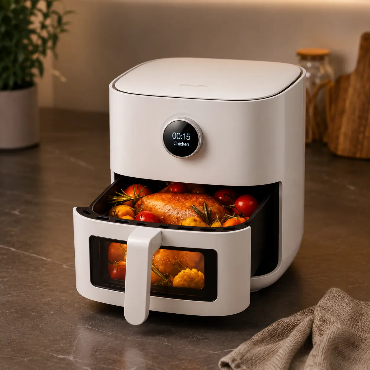 Xiaomi Smart Air Fryer Pro 4 L MAF05 con ventana frontal
