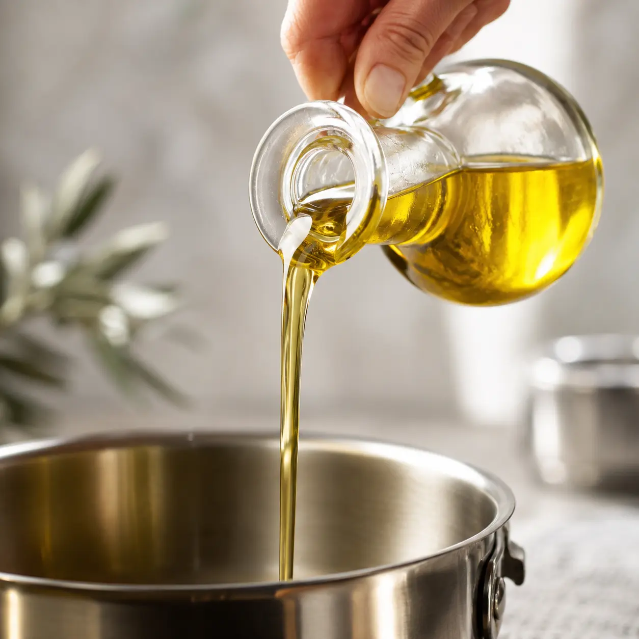 Aceite dorado y patatas fritas en una comparativa de aceites para freidora