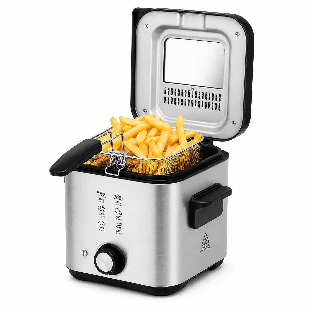 Freidora de aceite eléctrica Cecotec CleanFry Infinity 1500 (1,5 L)