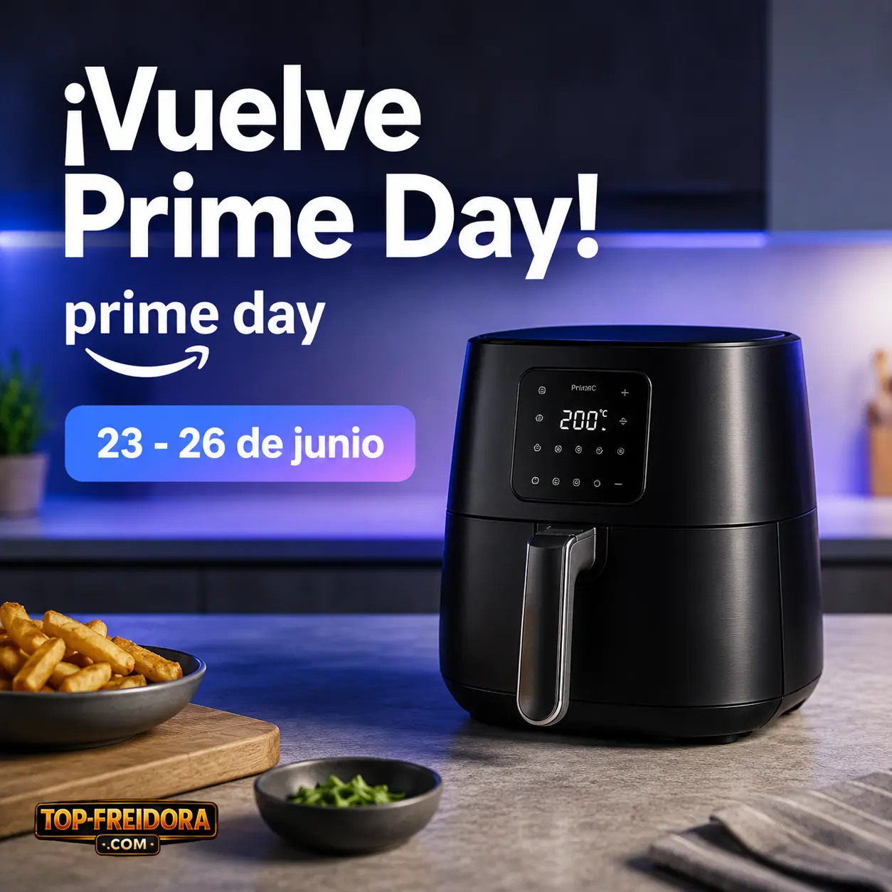 Prime Day en freidoras de aire 2026 con modelos recomendados para España